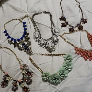 Lot of 6 Statement Necklaces